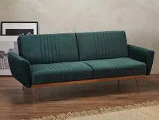 LPD LPD Nico Green Velvet Fabric Sofa Bed