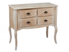 LPD Provence Oak 4 Drawer Chest of Drawers (Flat Packed)
