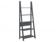 LPD LPD Tiva Black 5 Tier Ladder Bookcase
