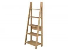 LPD LPD Tiva Oak 5 Tier Ladder Bookcase