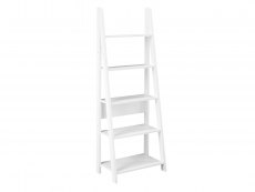 LPD LPD Tiva White 5 Tier Ladder Bookcase (Flat Packed)