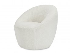 LPD Cocoon White Occasional Chair