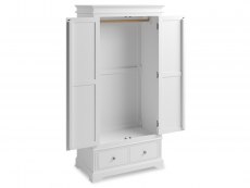 Kenmore Kenmore Catlyn White 2 Door 2 Drawer Double Wardrobe (Flat Packed)