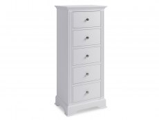 Kenmore Kenmore Catlyn White 5 Drawer Tall Narrow Chest of Drawers (Assembled)
