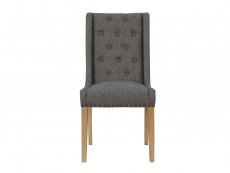 Kenmore Avalon Dark Grey Fabric Dining Chair