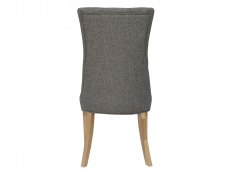 Kenmore Kenmore Brora Dark Grey Fabric Dining Chair