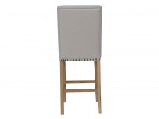 Kenmore Kenmore Cala Natural Upholstered Fabric Bar Stool