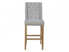 Kenmore Kenmore Cala Natural Upholstered Fabric Bar Stool