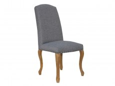 Kenmore Cora Light Grey Fabric Dining Chair