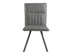 Kenmore Kenmore Faris Grey Faux Leather Dining Chair