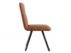 Kenmore Kenmore Faris Tan Faux Leather Dining Chair