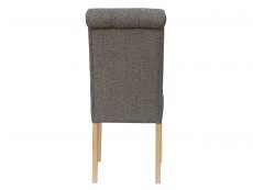 Kenmore Kenmore Yara Dark Grey Fabric Dining Chair