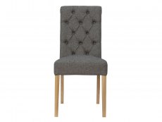 Kenmore Yara Dark Grey Fabric Dining Chair