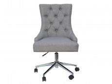 Kenmore Kenmore Golspie Light Grey Upholstered Fabric Office Chair