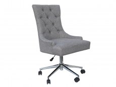 Kenmore Kenmore Golspie Light Grey Upholstered Fabric Office Chair