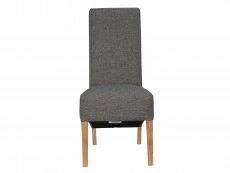 Kenmore Kenmore Jackson Dark Grey Fabric Dining Chair