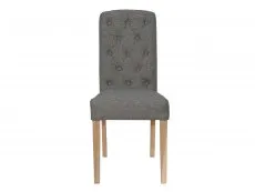 Kenmore Kenmore Tain Dark Grey Fabric Dining Chair