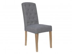 Kenmore Kenmore Tain Light Grey Fabric Dining Chair