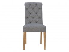 Kenmore Yara Light Grey Fabric Dining Chair