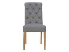 Kenmore Kenmore Yara Light Grey Fabric Dining Chair