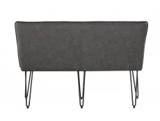 Kenmore Kenmore Finlay Grey Faux Leather 140cm Dining Bench