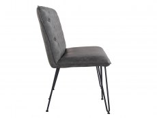 Kenmore Kenmore Finlay Grey Faux Leather 140cm Upholstered Dining Bench