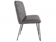 Kenmore Kenmore Finlay Grey Faux Leather 180cm Upholstered Dining Bench