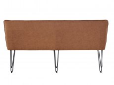Kenmore Kenmore Finlay Tan Faux Leather 180cm Upholstered Dining Bench