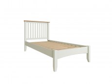 Kenmore Kenmore Patterdale 3ft Single White and Oak Wooden Bed Frame