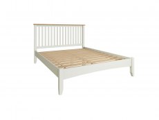 Kenmore Kenmore Patterdale 5ft King Size White and Oak Wooden Bed Frame
