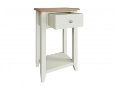 Kenmore Kenmore Patterdale White and 1 Drawer Tall Lamp Table (Assembled)