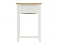 Kenmore Kenmore Patterdale White and 1 Drawer Tall Lamp Table (Assembled)