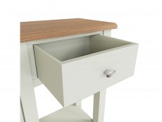 Kenmore Kenmore Patterdale White and 1 Drawer Tall Lamp Table (Assembled)