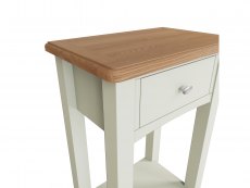 Kenmore Kenmore Patterdale White and 1 Drawer Tall Lamp Table (Assembled)