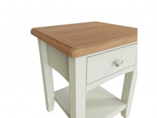 Kenmore Kenmore Patterdale White and Oak 1 Drawer Lamp Table (Assembled)