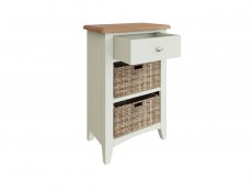 Kenmore Kenmore Patterdale White and Oak 1 Drawer Small Storage Unit (Assembled)