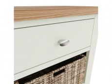 Kenmore Kenmore Patterdale White and Oak 1 Drawer Small Storage Unit (Assembled)