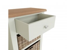 Kenmore Kenmore Patterdale White and Oak 1 Drawer Small Storage Unit (Assembled)