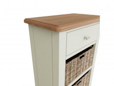 Kenmore Kenmore Patterdale White and Oak 1 Drawer Small Storage Unit (Assembled)