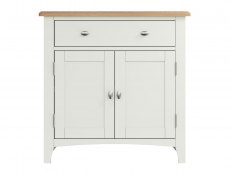 Kenmore Kenmore Patterdale White and Oak 2 Door 1 Drawer Compact Sideboard (Assembled)