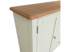 Kenmore Kenmore Patterdale White and Oak 2 Door 3 Drawer Large Sideboard (Assembled)