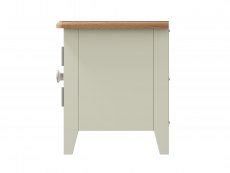 Kenmore Kenmore Patterdale White and Oak 2 Door Large TV Cabinet (Assembled)