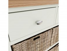 Kenmore Kenmore Patterdale White and Oak 2 Drawer Compact Sideboard (Assembled)