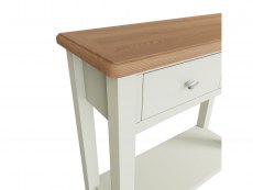 Kenmore Kenmore Patterdale White and Oak 2 Drawer Console Table (Flat Packed)