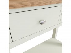 Kenmore Kenmore Patterdale White and Oak 2 Drawer Console Table (Flat Packed)