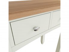 Kenmore Kenmore Patterdale White and Oak 2 Drawer Dressing Table (Flat Packed)