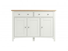 Kenmore Kenmore Patterdale White and Oak 3 Door 2 Drawer Large Sideboard (Assembled)