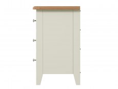 Kenmore Kenmore Patterdale White and Oak 3 Drawer Large Bedside Cabinet (Assembled)