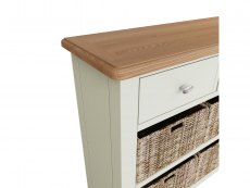 Kenmore Kenmore Patterdale White and Oak 3 Drawer Sideboard (Assembled)