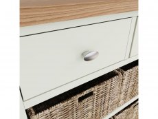 Kenmore Kenmore Patterdale White and Oak 3 Drawer Sideboard (Assembled)
